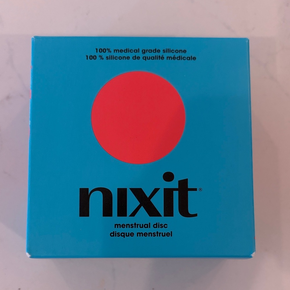 Brand new, sealed container NIXIT Menstrual Disc